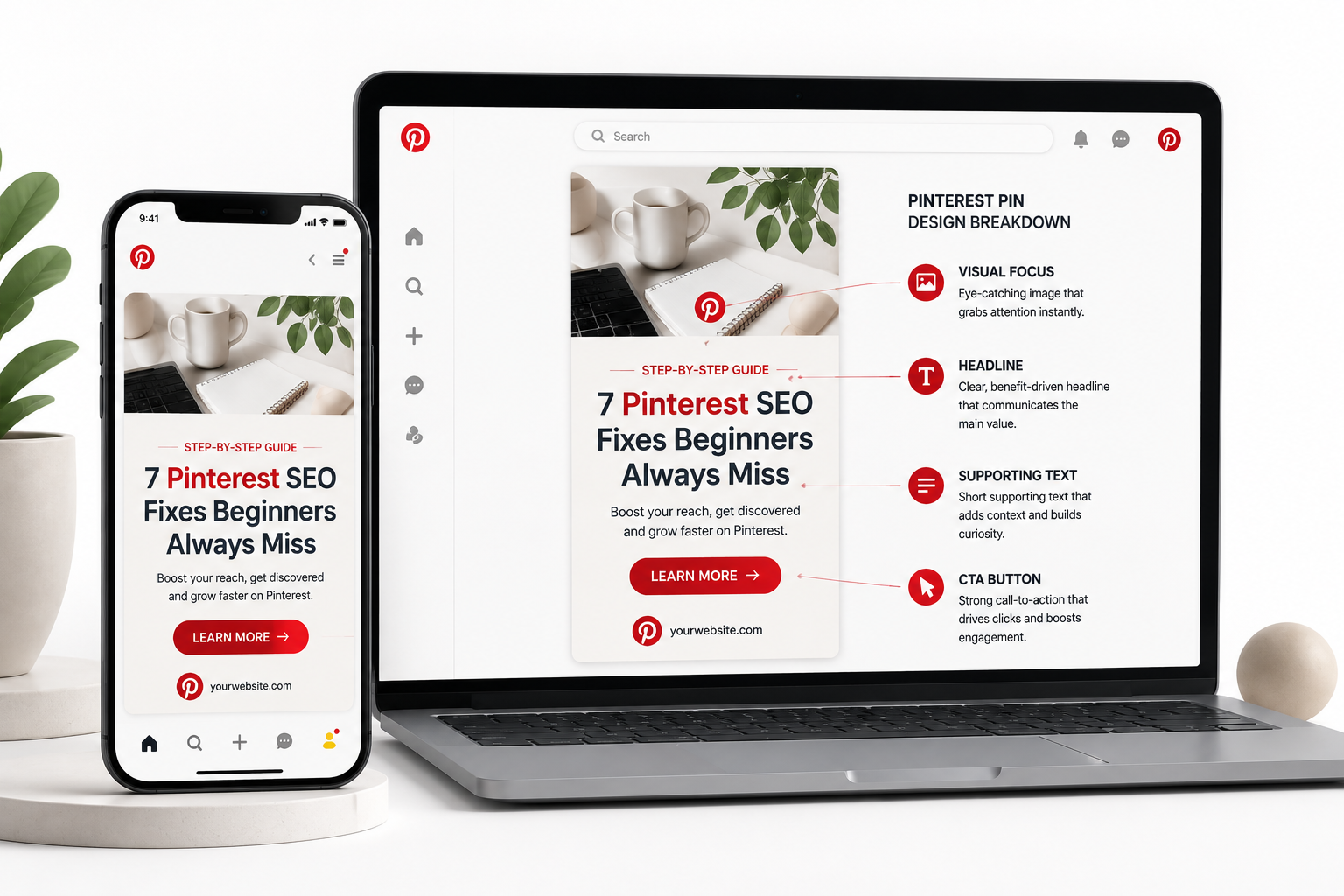 Pinterest Pin design example